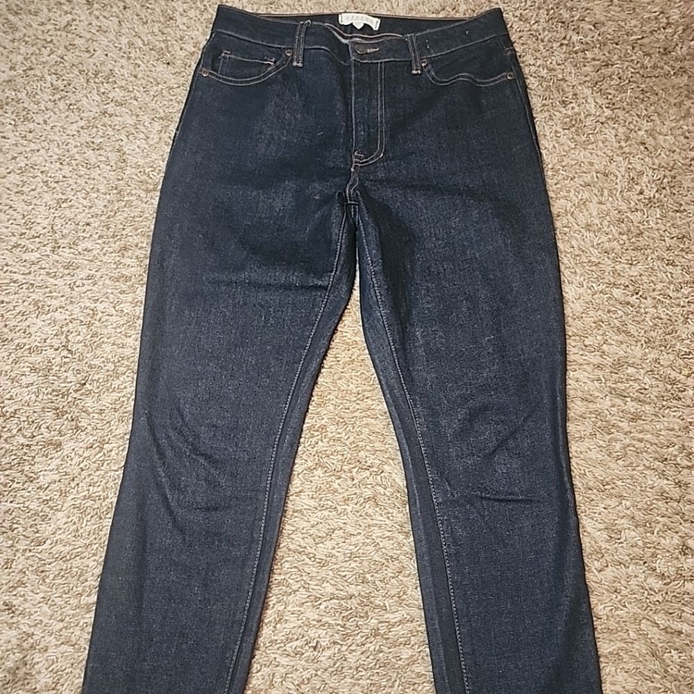 Harper Heritage Womens Jeans Size 28 High Rise Skinny Dark Blue Straight - Picture 9 of 11
